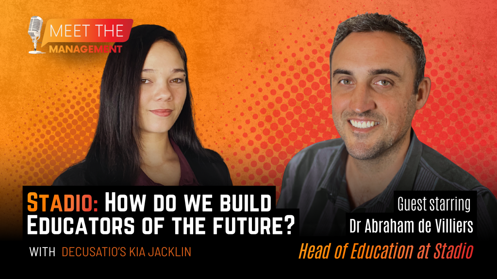 STADIO: How do we build educators of the future? STADIO: How do we build educators of the future?